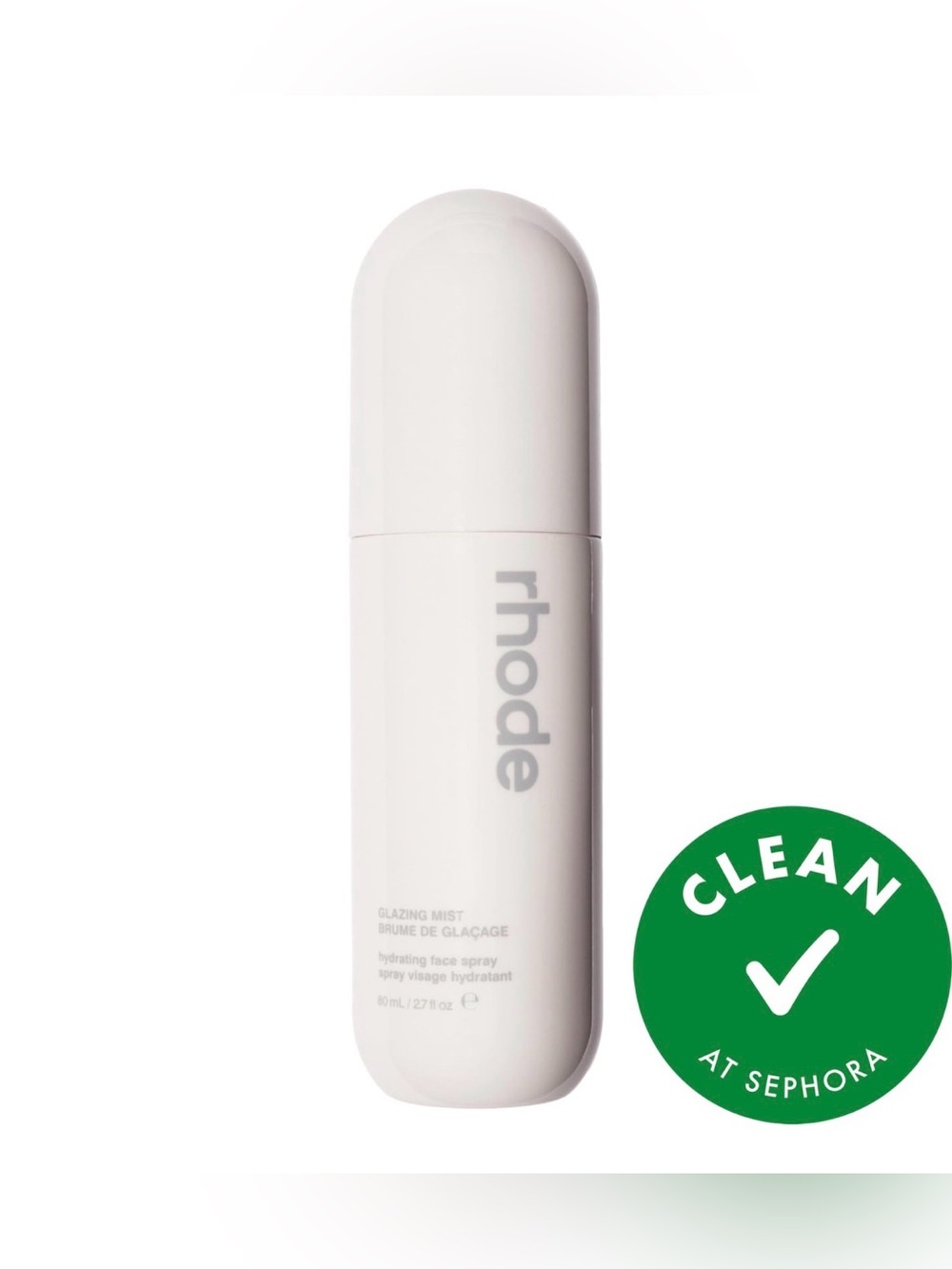 rhode Glazing Mist Hydrating Face Spray – Sprayed Twice Full Size